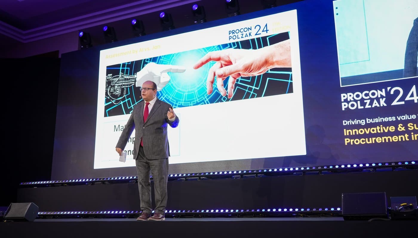 Jan Vašek přednáší na mezinárodní nákupní konferenci PROCON/POLZAK ’24