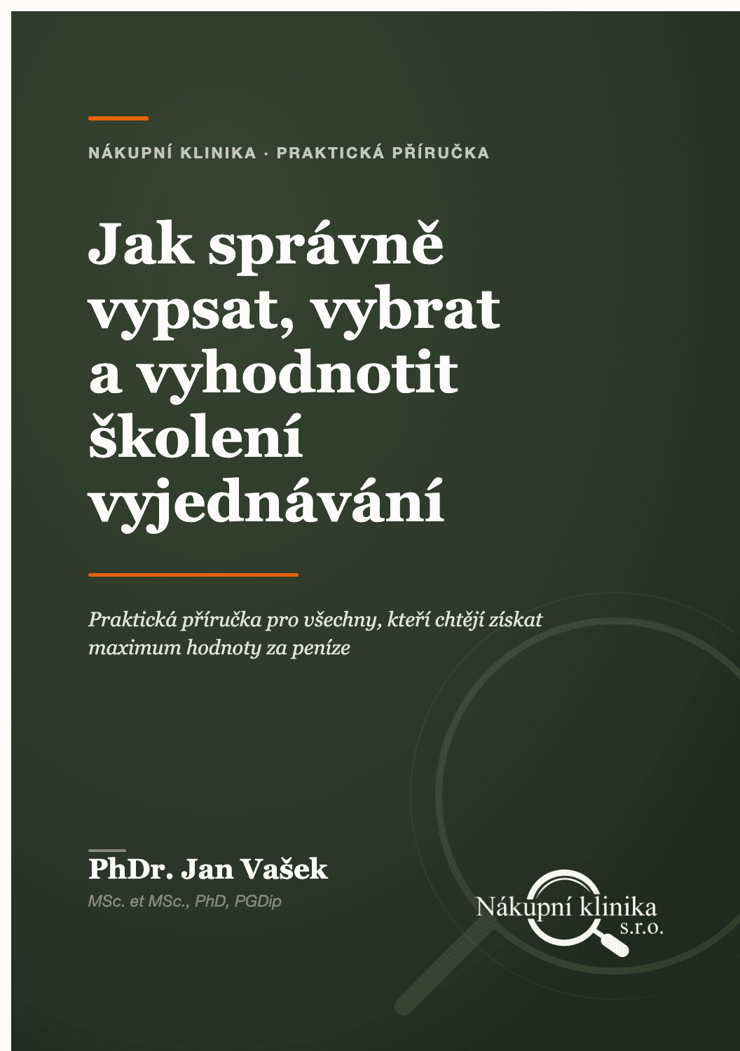 Jak správně vypsat, vybrat a vyhodnotit školení vyjednávání